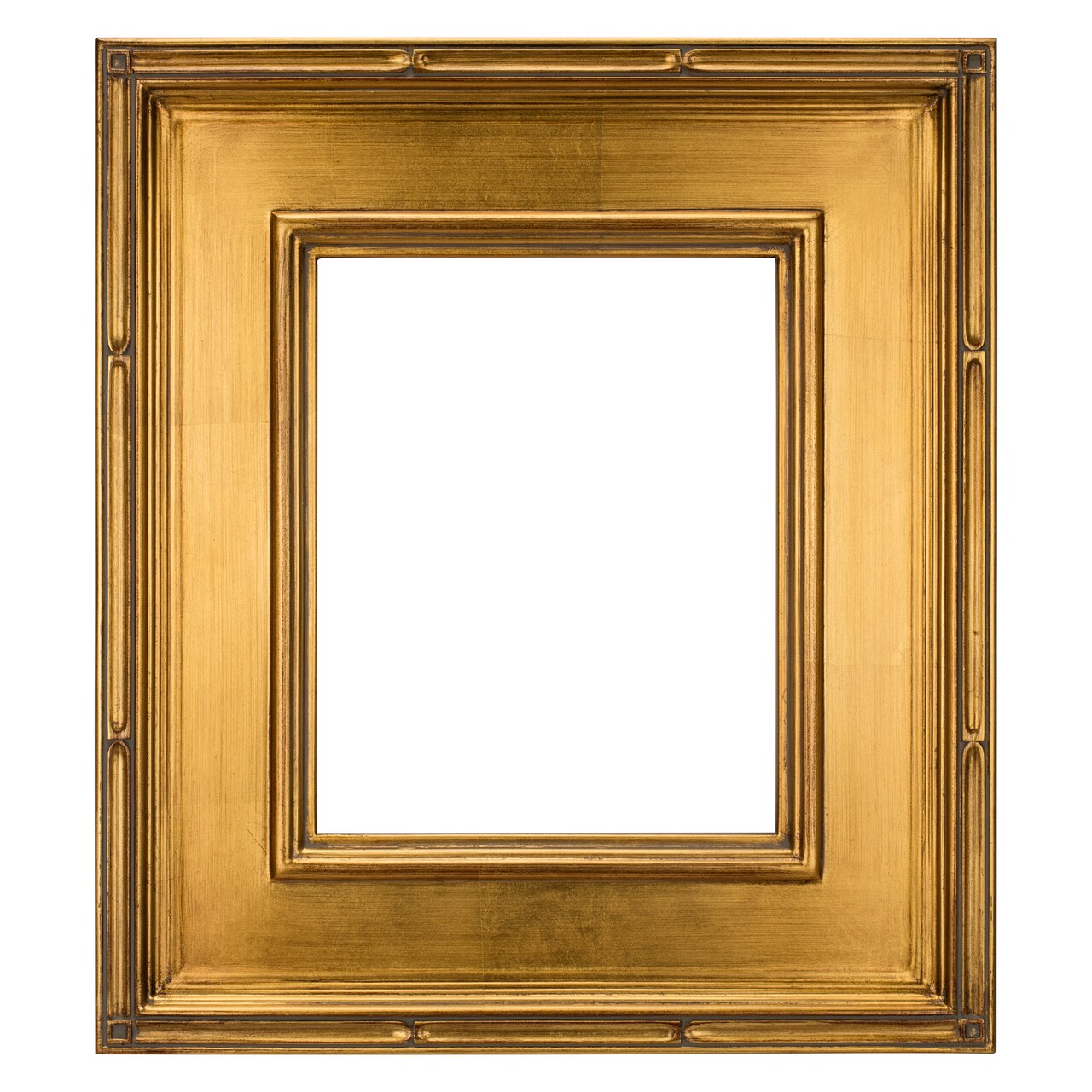 Creative Mark Museum Plein Aire Ornate Picture Frame - frame" - Gold Leaf - Pack of , High-End Antique Style Frames - Open Back with No Glass or Backing